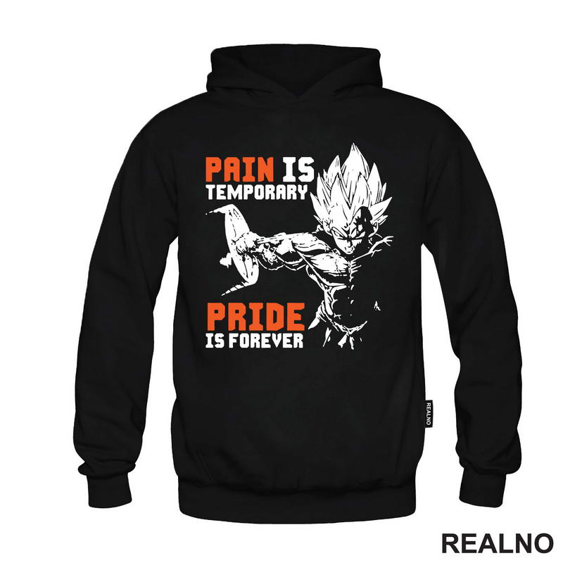 Pain Is Temporary Pride Is Forever - Orange - Goku - Dragon Ball