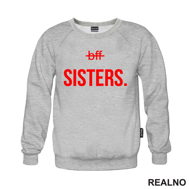 Sisters. Bff Crossed Out - Red - Sestre - Love - Ljubav