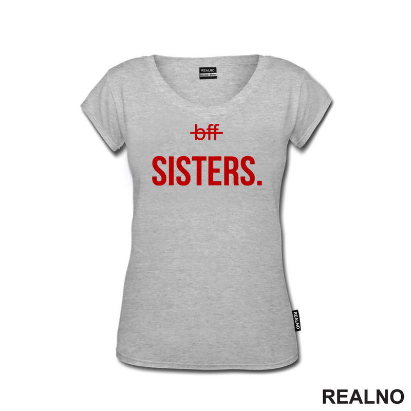 Sisters. Bff Crossed Out - Red - Sestre - Love - Ljubav