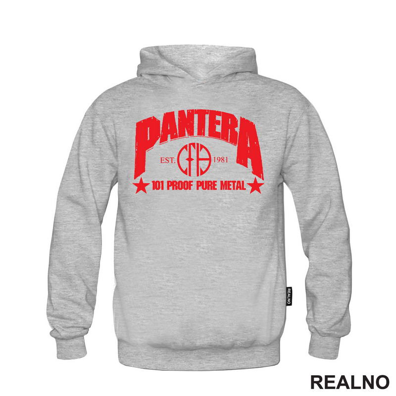 Pantera - 101 Proof Pure Metal - Est. 1981 - Red Logo - Muzika