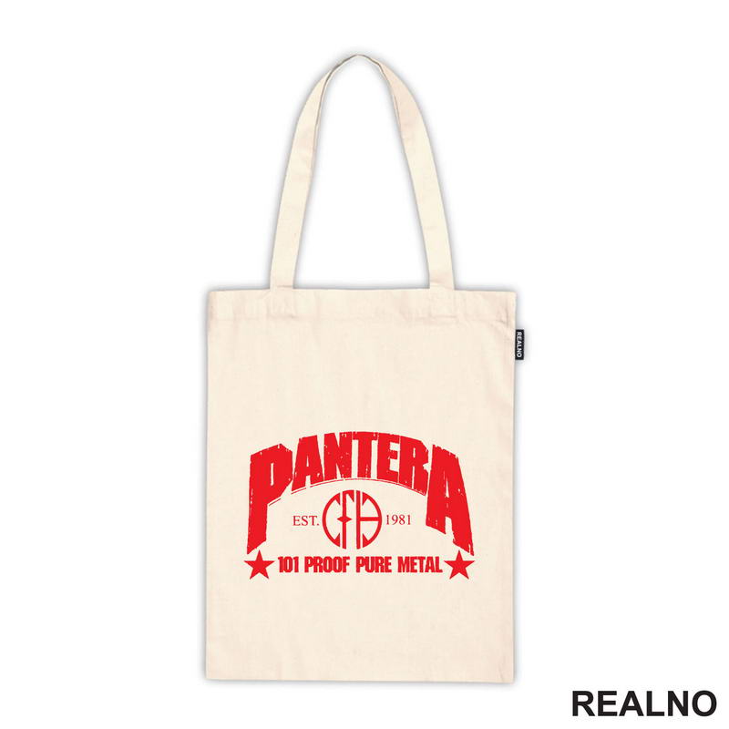 Pantera - 101 Proof Pure Metal - Est. 1981 - Red Logo - Muzika