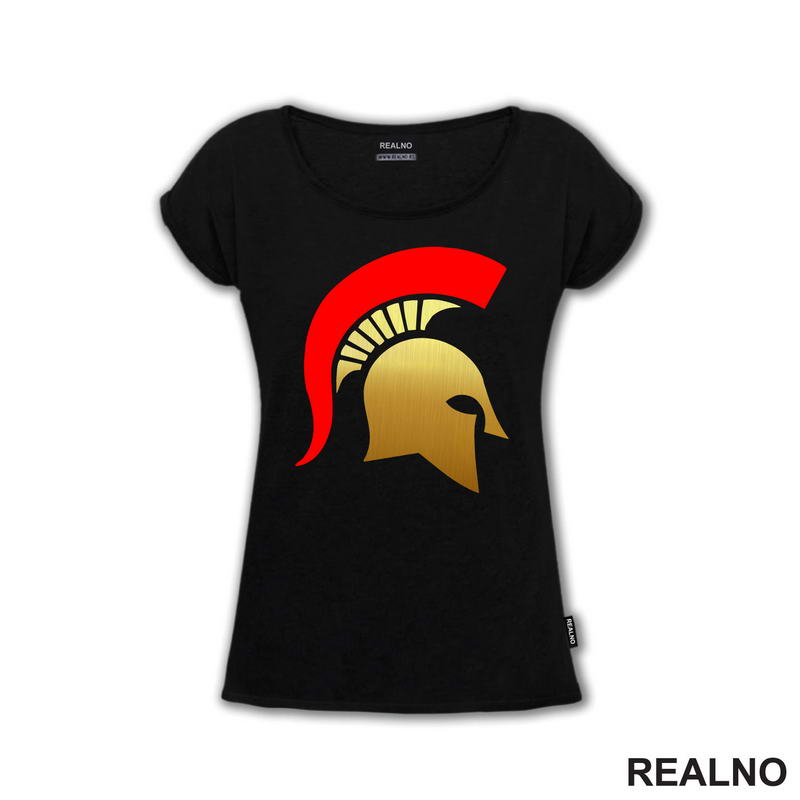 Spartan Logo - Gold And Red - Trening