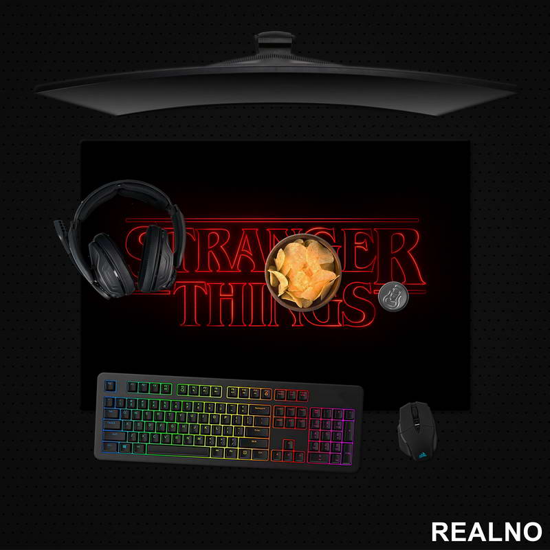 Red Logo - Stranger Things - Podmetač za sto