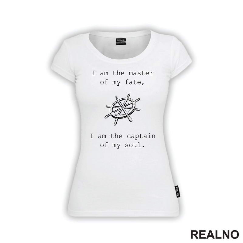 I Am The Master Of My Fate, I Am The Captain Of My Soul - Motivation - Quotes