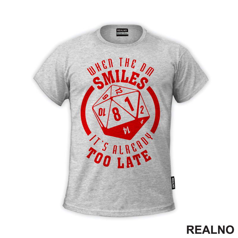 When The DM Smiles It's Already Too Late - Red - D&D - Dungeons And Dragons