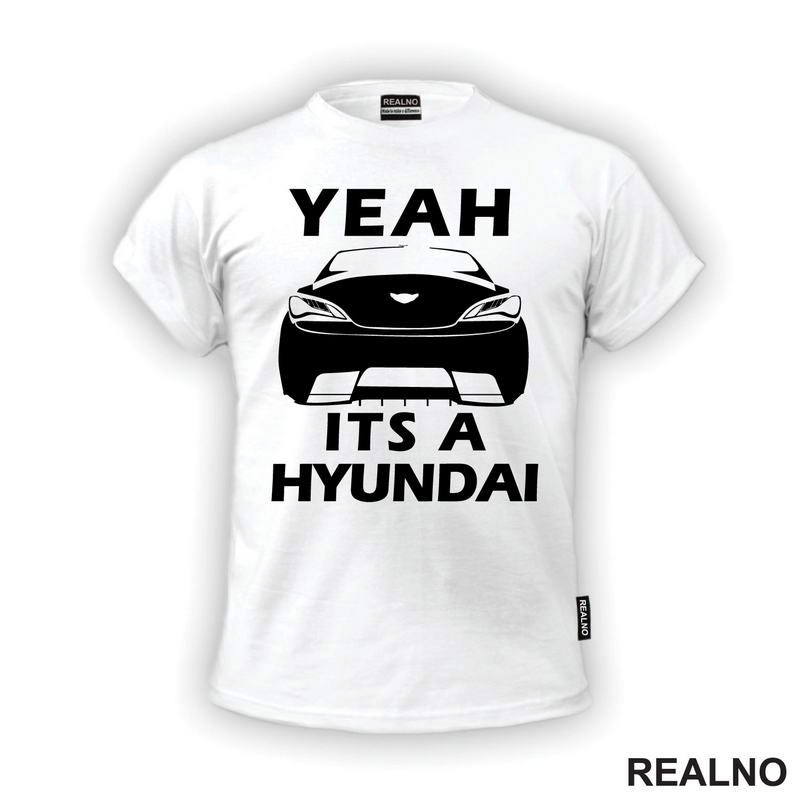 Yeah It's A Hyundai Outline - Logo - Kola - Auto