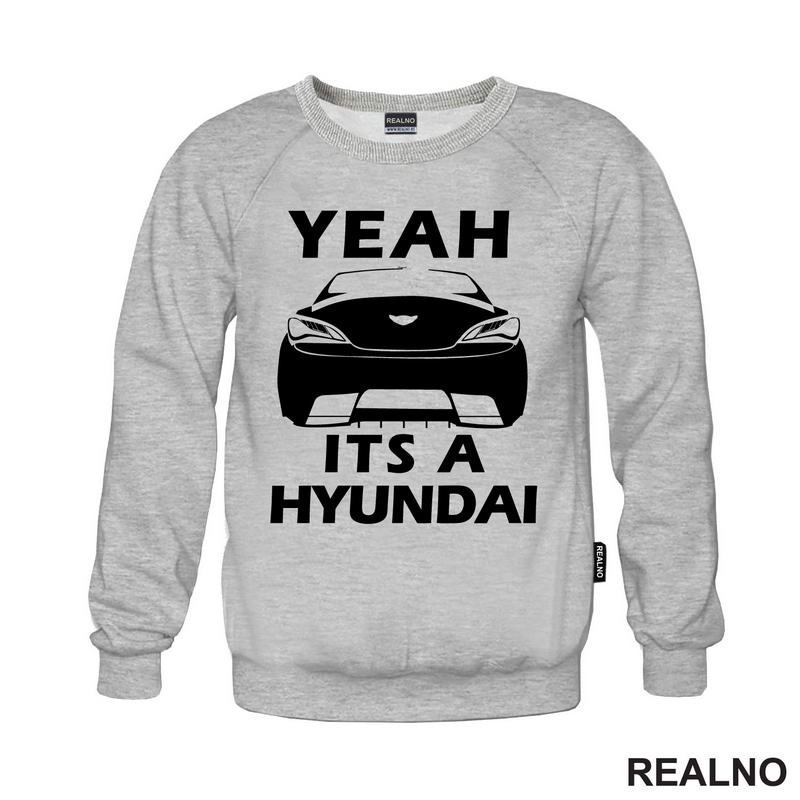 Yeah It's A Hyundai Outline - Logo - Kola - Auto