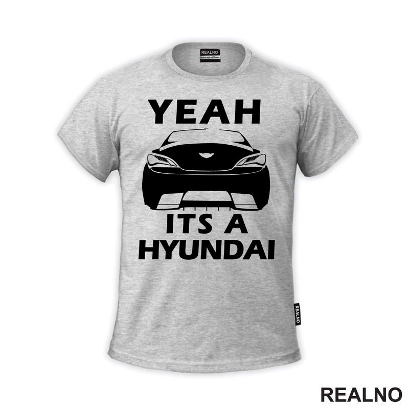 Yeah It's A Hyundai Outline - Logo - Kola - Auto