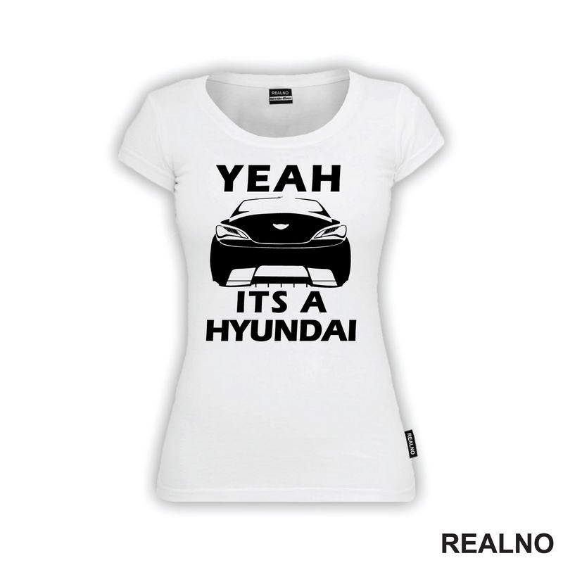 Yeah It's A Hyundai Outline - Logo - Kola - Auto