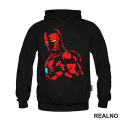 Red Illustration - Iron Man - Avengers