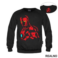 Red Illustration - Iron Man - Avengers