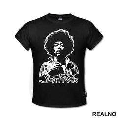 Head Jimi Hendrix Silhouette  - Muzika