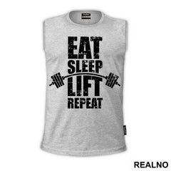 Eat, Sleep, Lift, Repeat - Trening - Majica