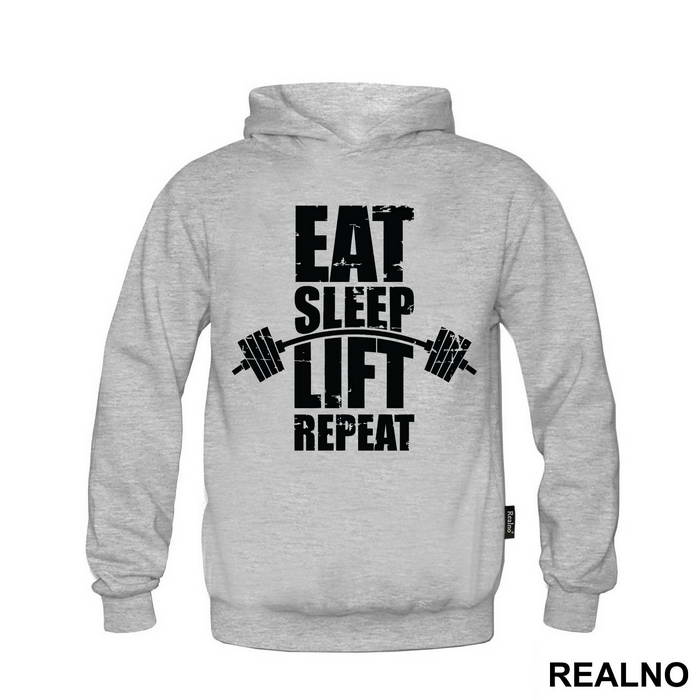 Eat, Sleep, Lift, Repeat - Trening - Majica