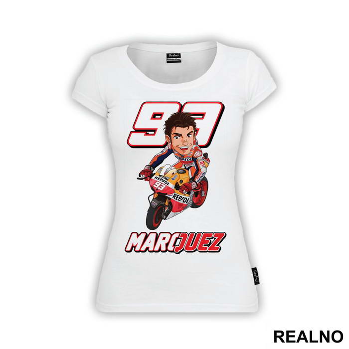 Marquez Riding A Bike Illustration - 93 - MotoGP - Sport - Majica