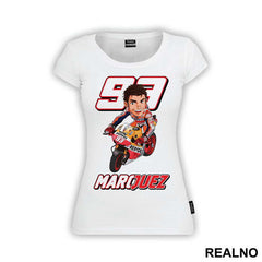 Marquez Riding A Bike Illustration - 93 - MotoGP - Sport - Majica