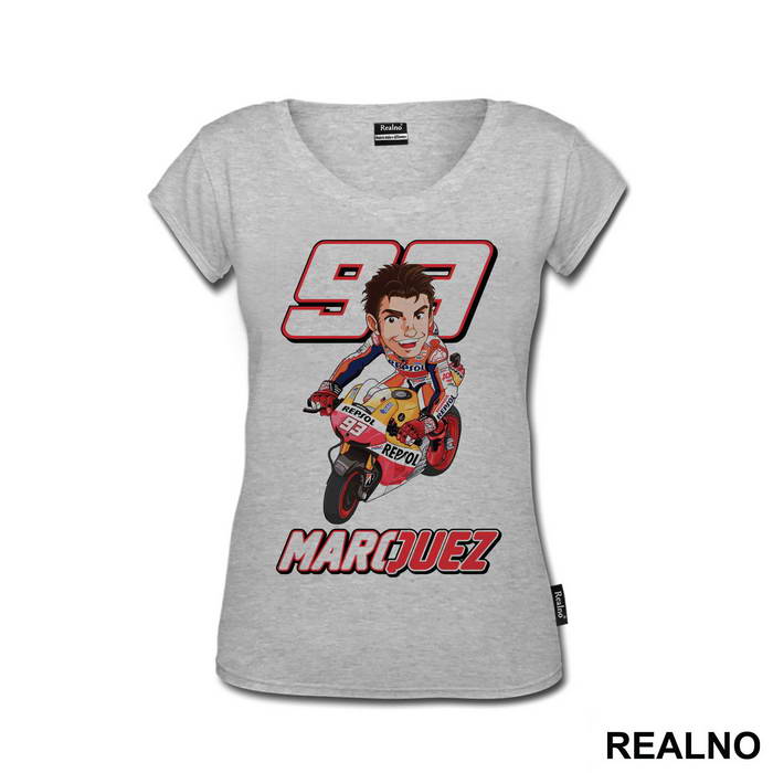 Marquez Riding A Bike Illustration - 93 - MotoGP - Sport - Majica