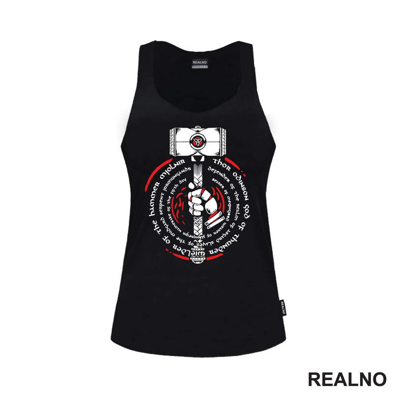 Thor Odison God Of Thunder Wielder Of The Hammer Mjolnir - Red