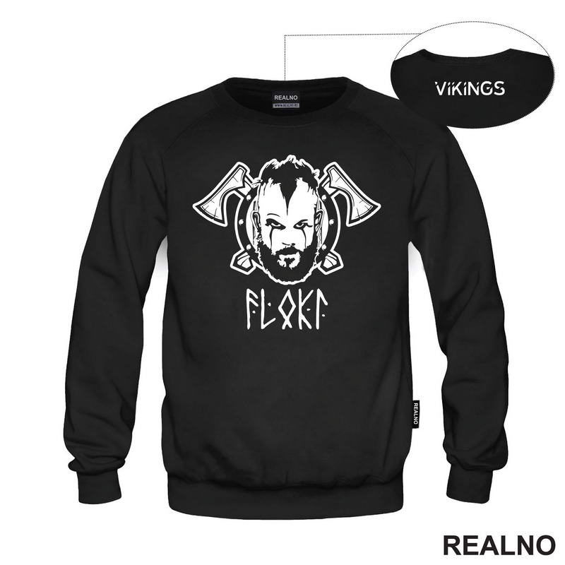 Viking Ragnar - Floki Logo - Vikings