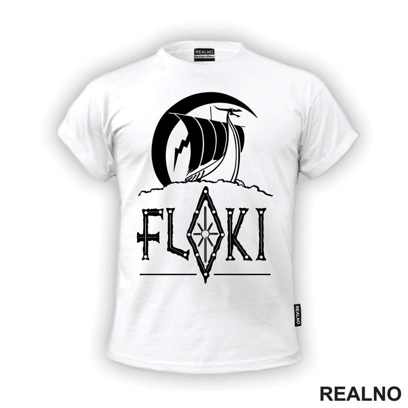 Wiking Ship Silhouette - Floki - Vikings