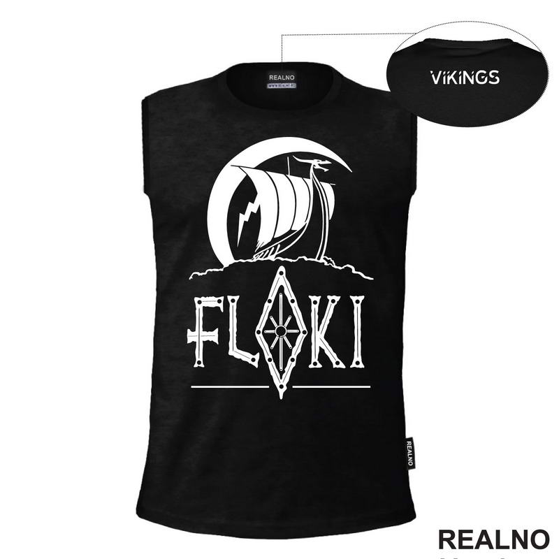 Wiking Ship Silhouette - Floki - Vikings