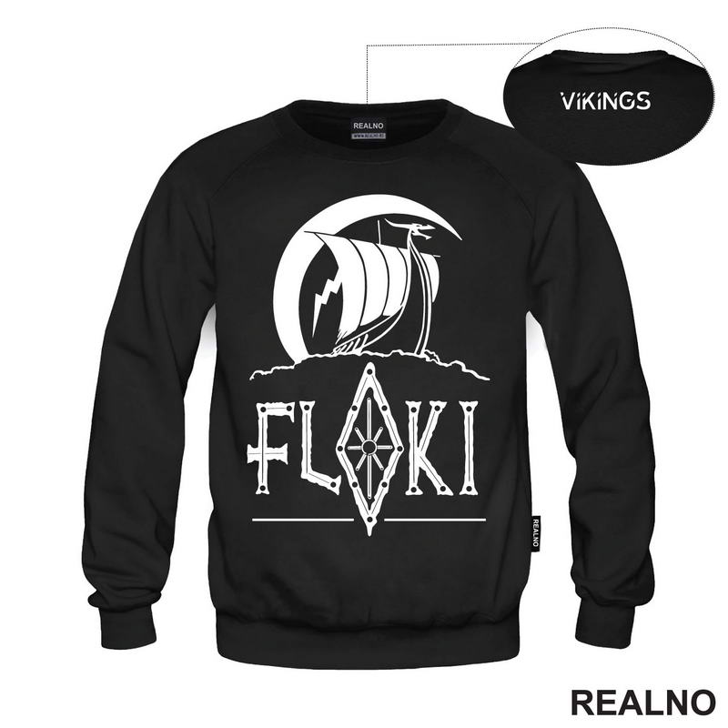 Wiking Ship Silhouette - Floki - Vikings