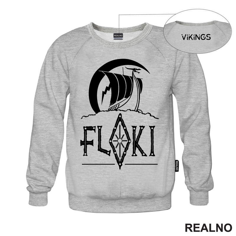 Wiking Ship Silhouette - Floki - Vikings