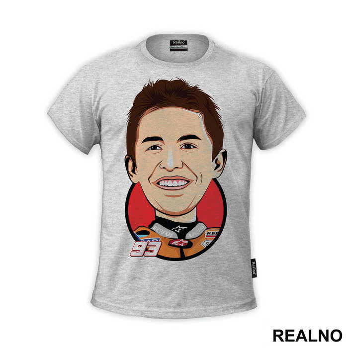 Marquez Caricature Illustration - 93 - MotoGP - Sport - Majica