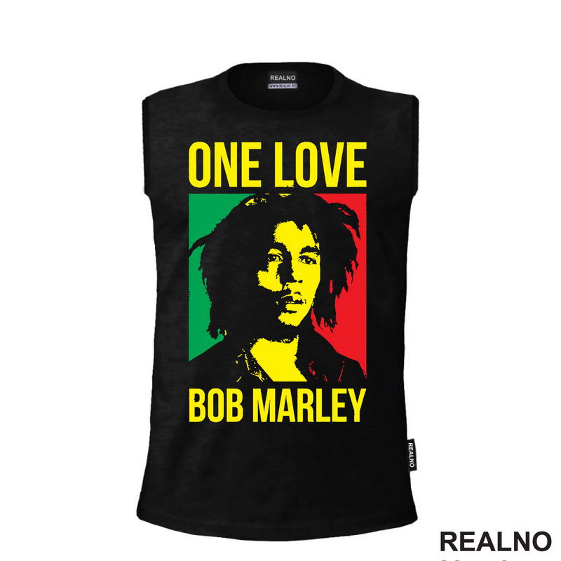 One Love - Bob Marley - Color Illustrarion  - Muzika