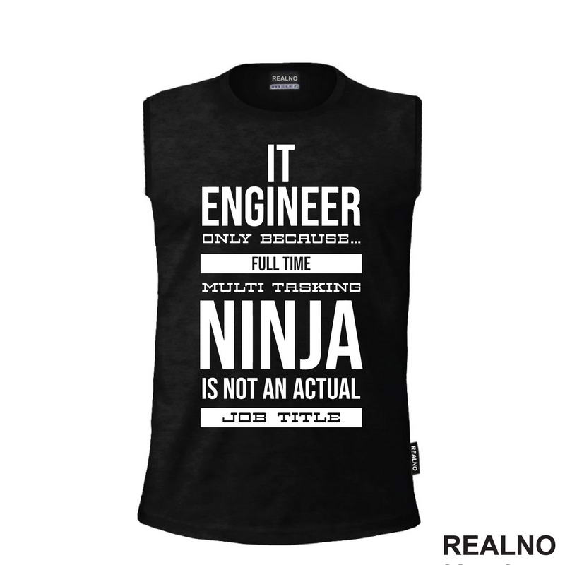 IT Engineer Only Because... Full Time Multi Tasking Ninja Is Not An Actual Job Title - Geek