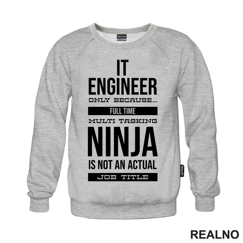 IT Engineer Only Because... Full Time Multi Tasking Ninja Is Not An Actual Job Title - Geek
