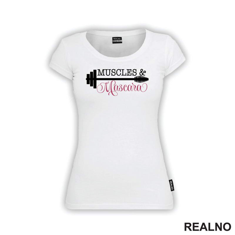 Muscles And Mascara - White And Pink - Trening