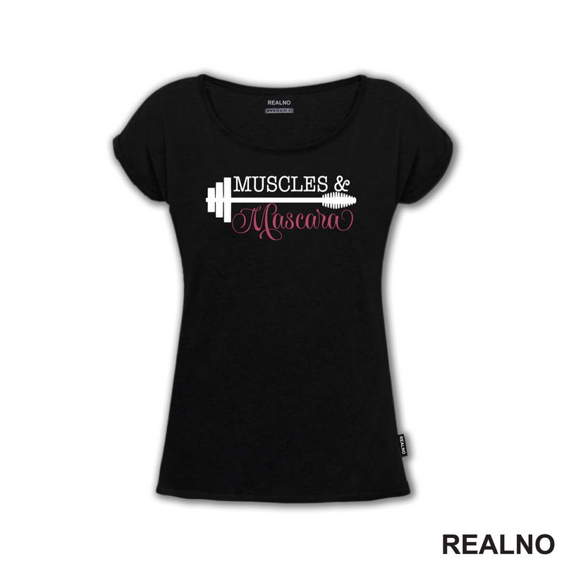Muscles And Mascara - White And Pink - Trening