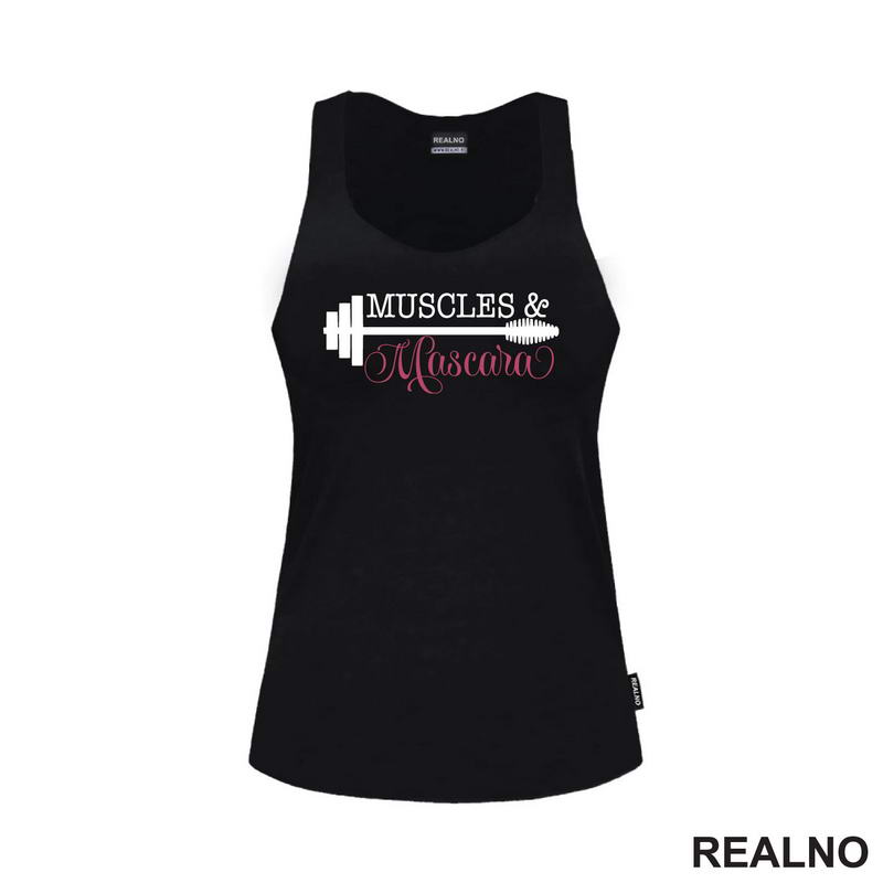 Muscles And Mascara - White And Pink - Trening