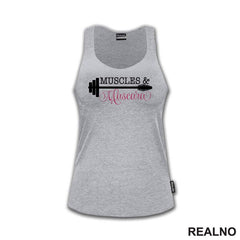 Muscles And Mascara - White And Pink - Trening
