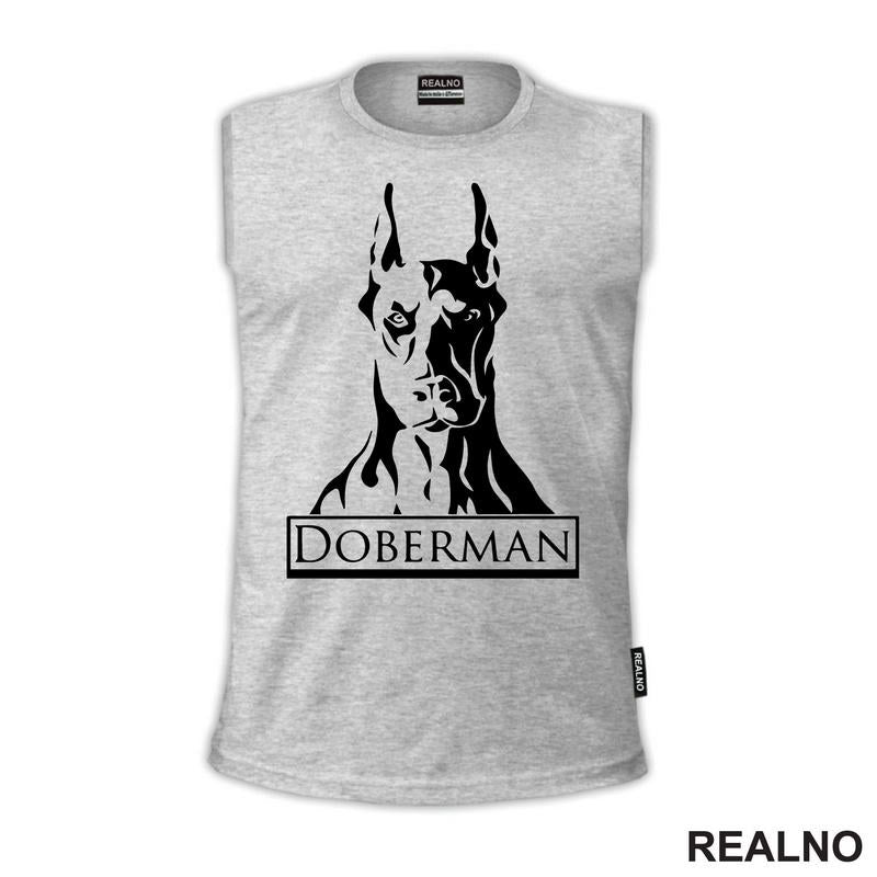 Doberman Silhouette - Pas - Dog