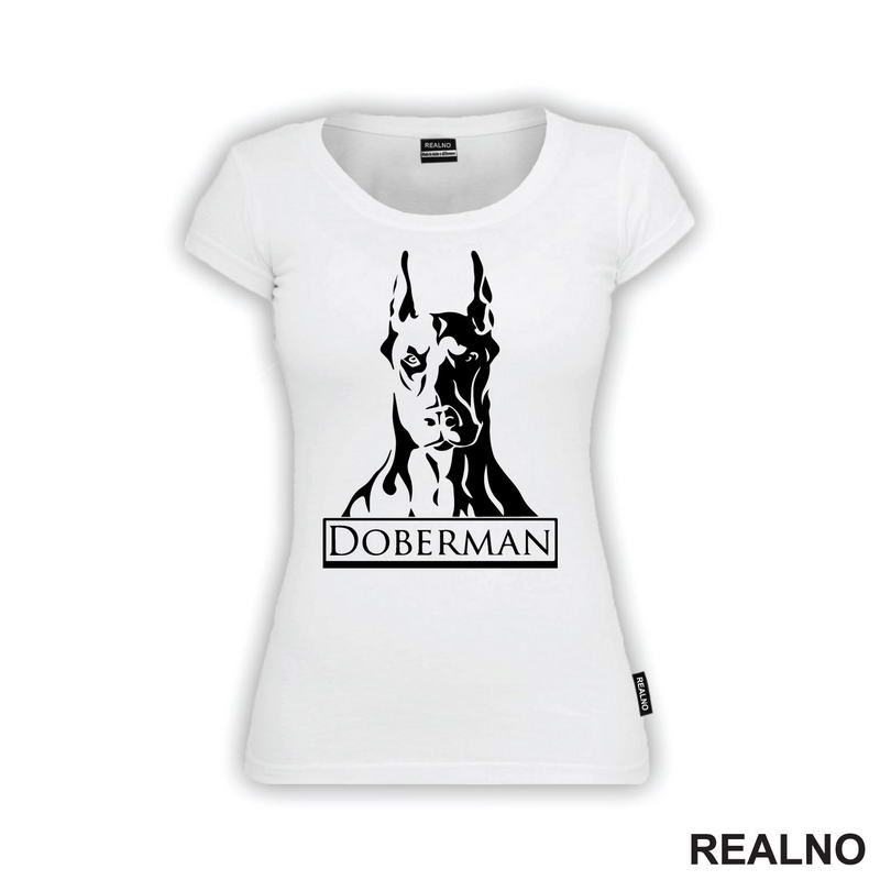 Doberman Silhouette - Pas - Dog