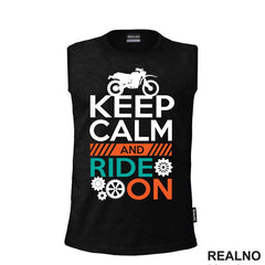 Keep Calm And Ride On - Moto - Motori