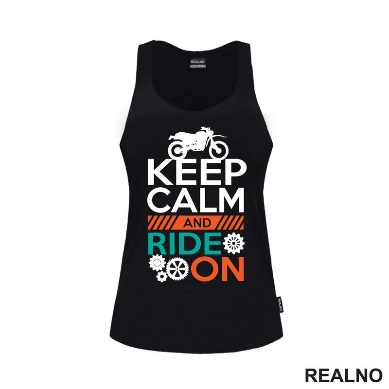 Keep Calm And Ride On - Moto - Motori
