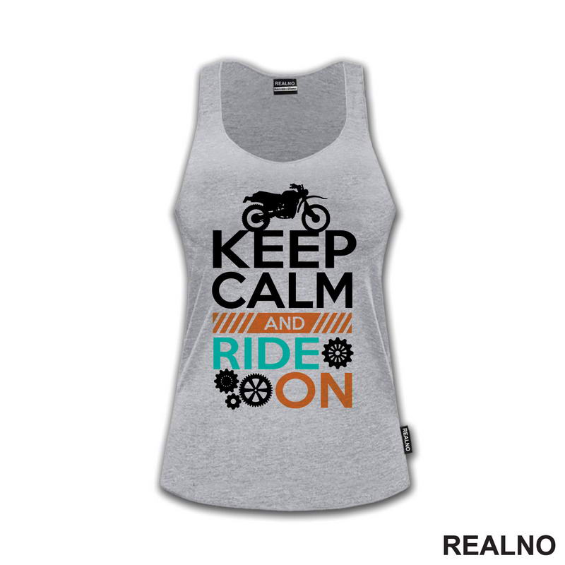 Keep Calm And Ride On - Moto - Motori
