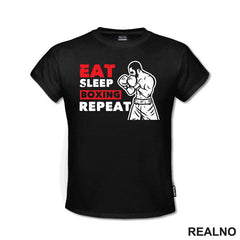 Eat, Sleep, Boxing, Repeat - Box - Sport