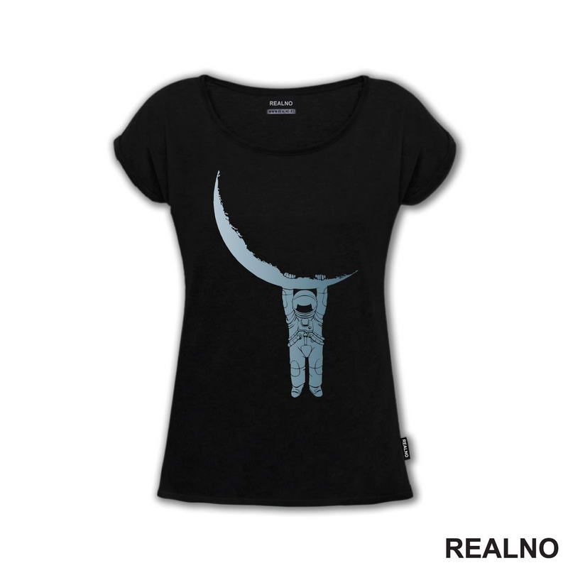 The Astronaut And The Half Moon - Space - Svemir