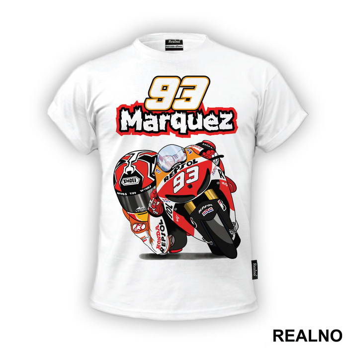 Marquez 99 On The Bike - 93 - MotoGP - Sport - Majica