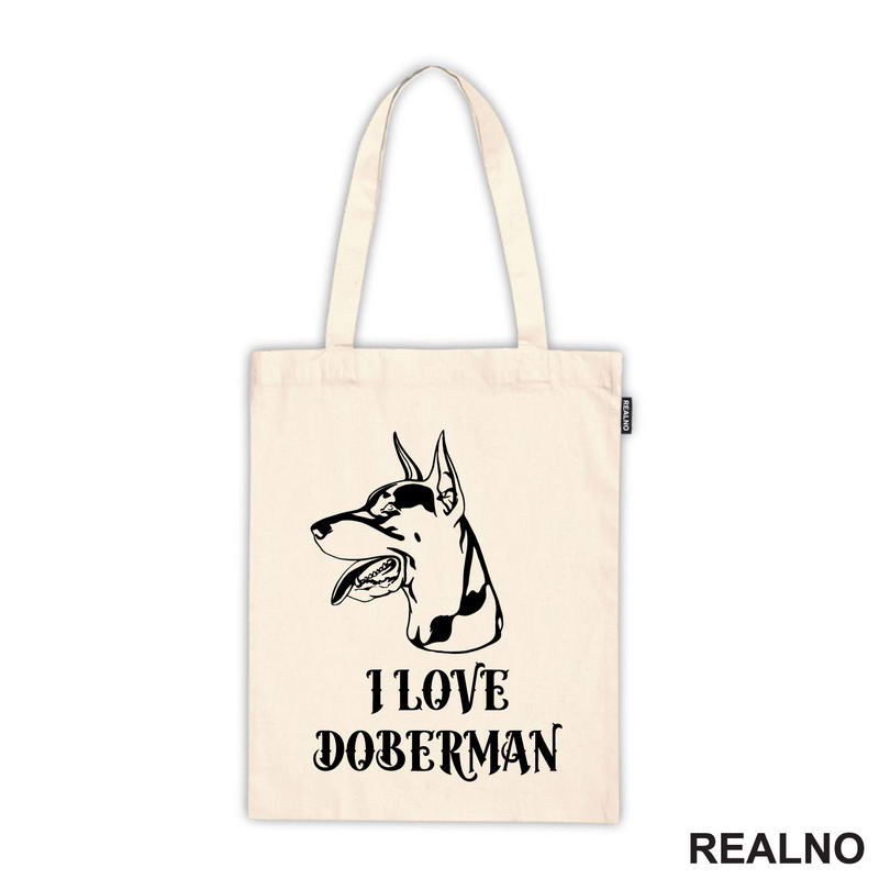 I Love Doberman - Portret - Pas - Dog