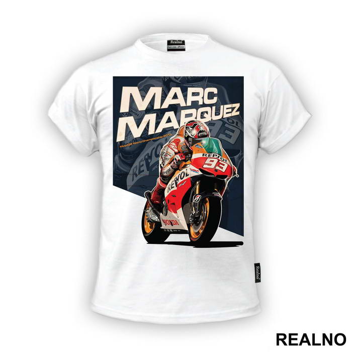Marc Marquez Riding - 93 - MotoGP - Sport - Majica