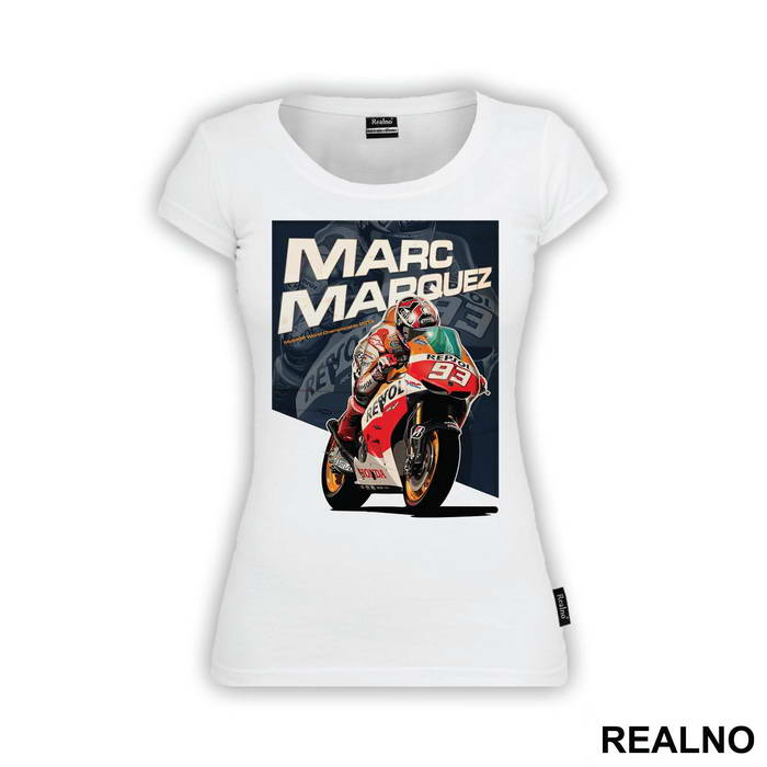 Marc Marquez Riding - 93 - MotoGP - Sport - Majica