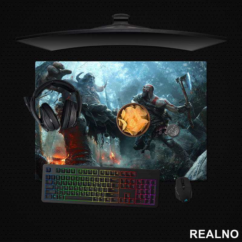 Attack - God Of War - Podmetač za sto