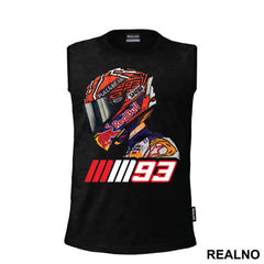Marquez Helmet Portrait - 93 - MotoGP - Sport - Majica