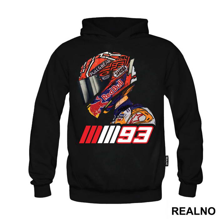 Marquez Helmet Portrait - 93 - MotoGP - Sport - Majica