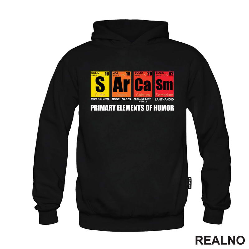 Primary Elements Of Humor - S Ar Ca Sm - Symbols - Humor